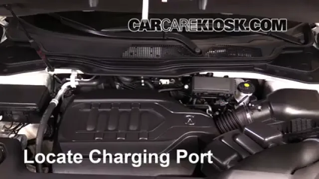 2016 Acura MDX SH-AWD 3.5L V6 Climatisation Ajouter du réfrigérant